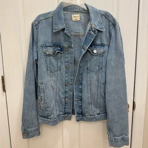 Gap Men’s Blue Denim Jean Trucker Jacket - Medium